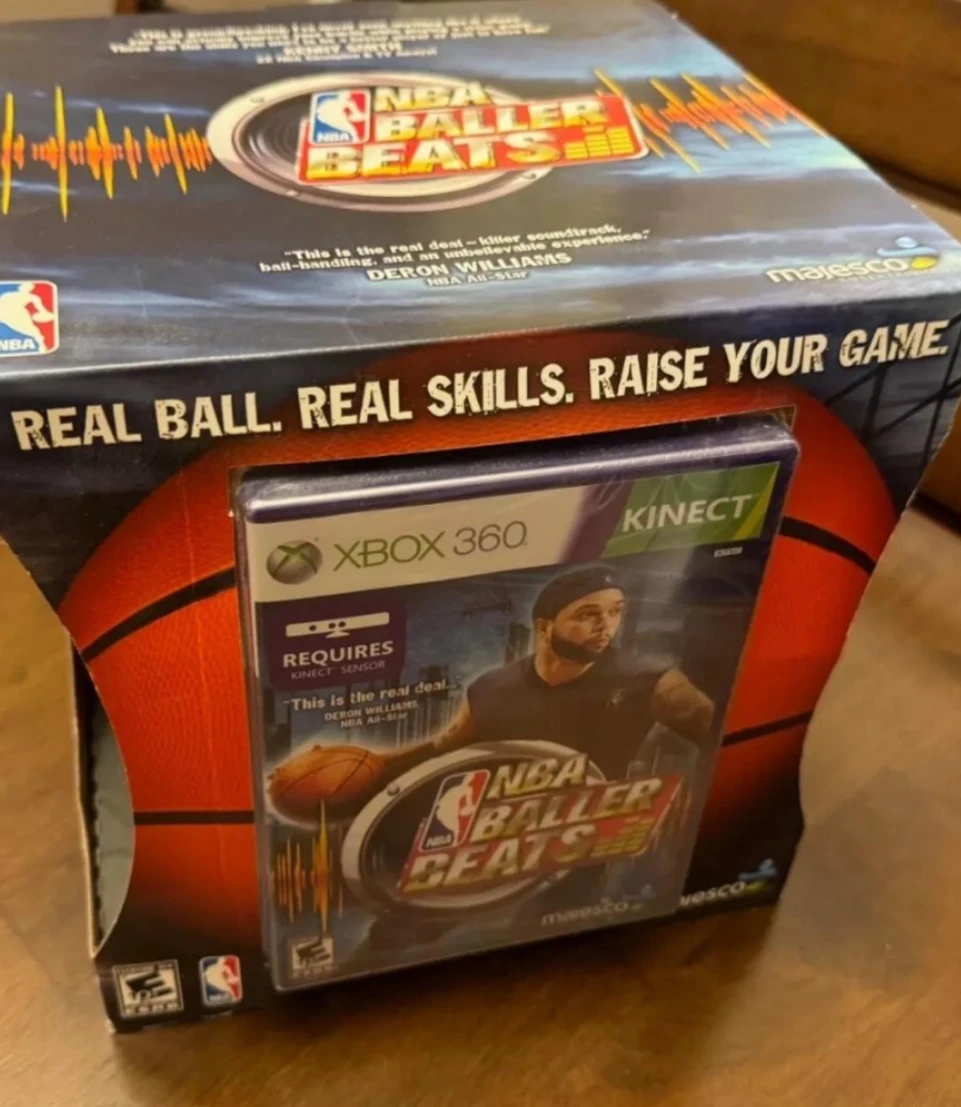 NBA Baller Beats for Xbox 360 Kinect Spalding Edition Basketball