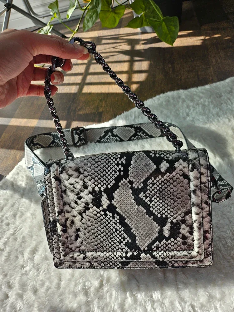 ALDO Snakeskin Print Crossbody Bag