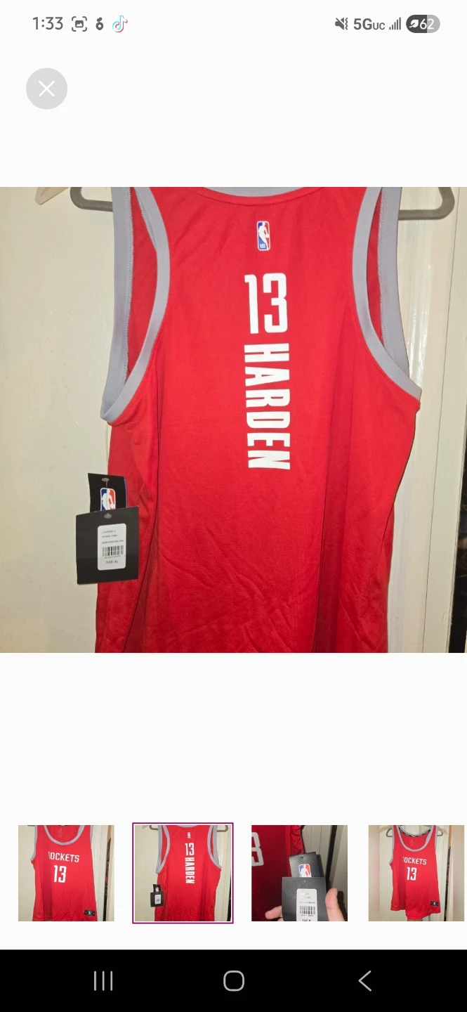 NBA rocket  women shirt non sleeves  for sport - photo 2