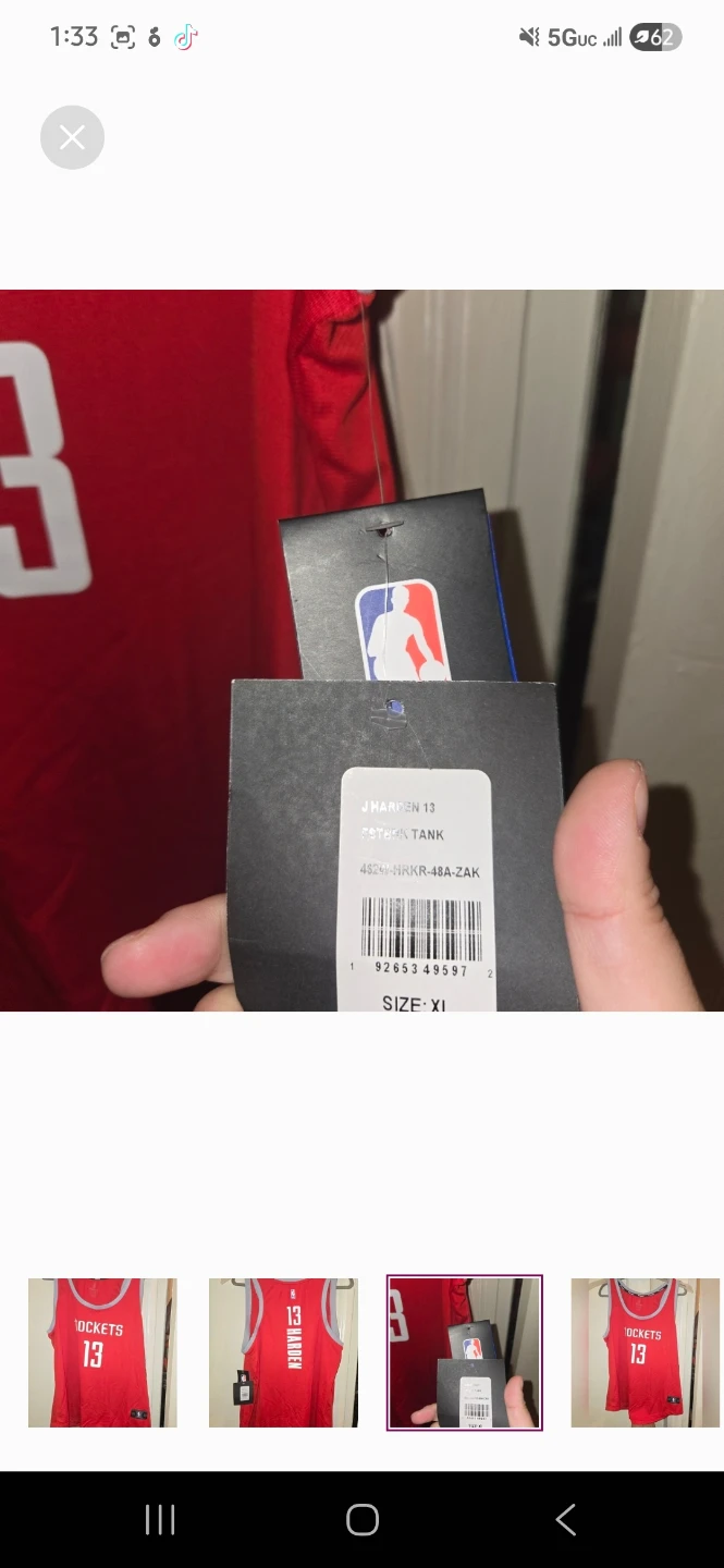 NBA rocket  women shirt non sleeves  for sport - photo 4