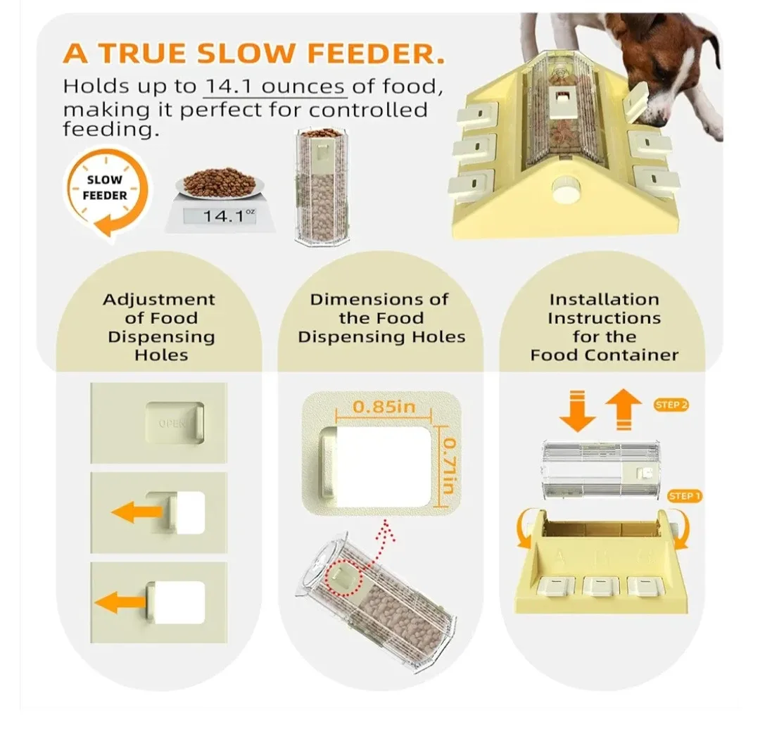 KADTC Dog Spinning Barrel Puzzle Toy - New in Box! image indicator(6)