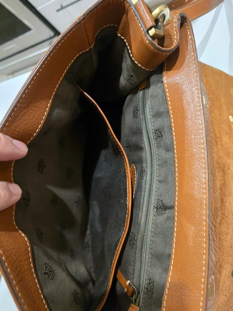 Mulberry Brown Leather Shoulder Bag image indicator(5)