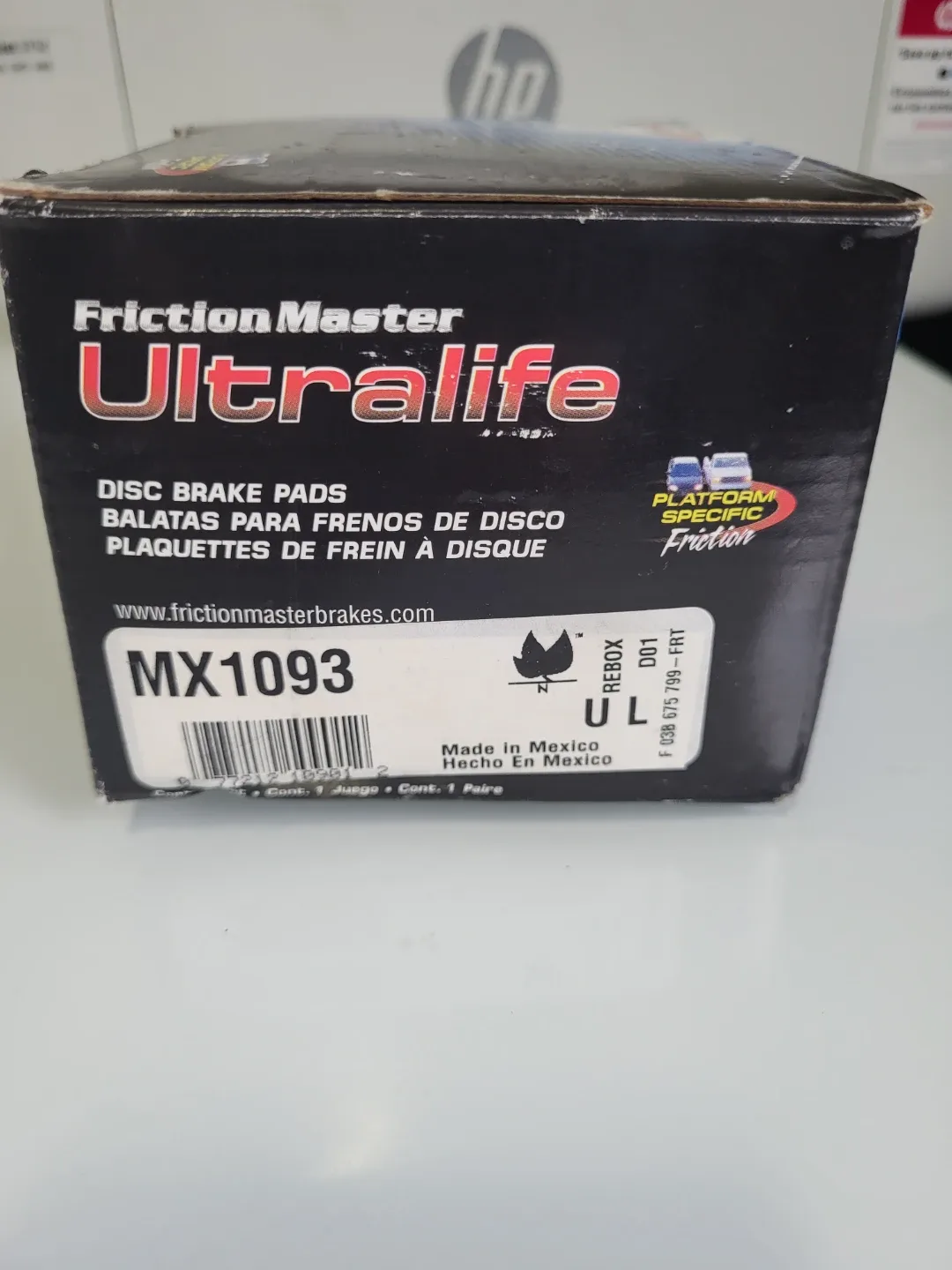 Friction Master Ultralife MX1093 Disc Brake Pads - New