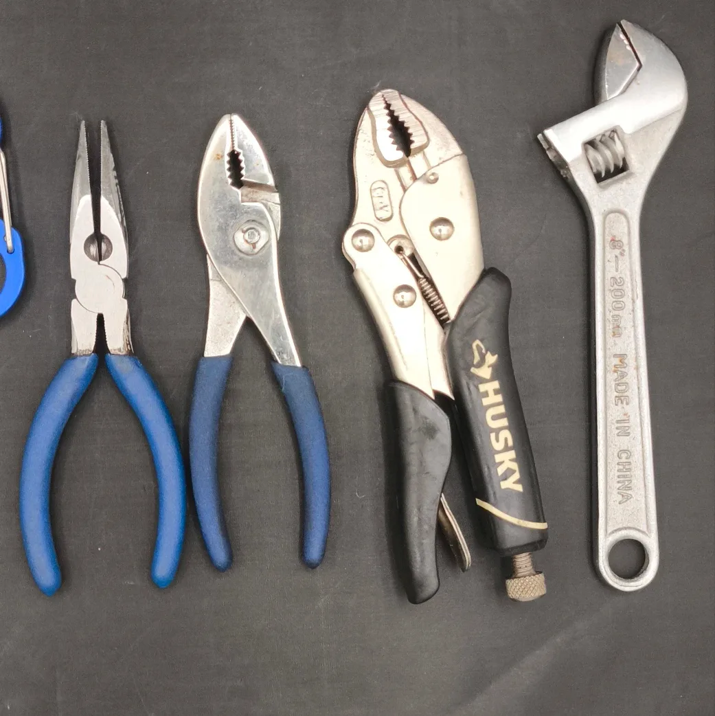 8-Piece Pliers & Wrench Tool Kit + S-Clip image indicator(3)