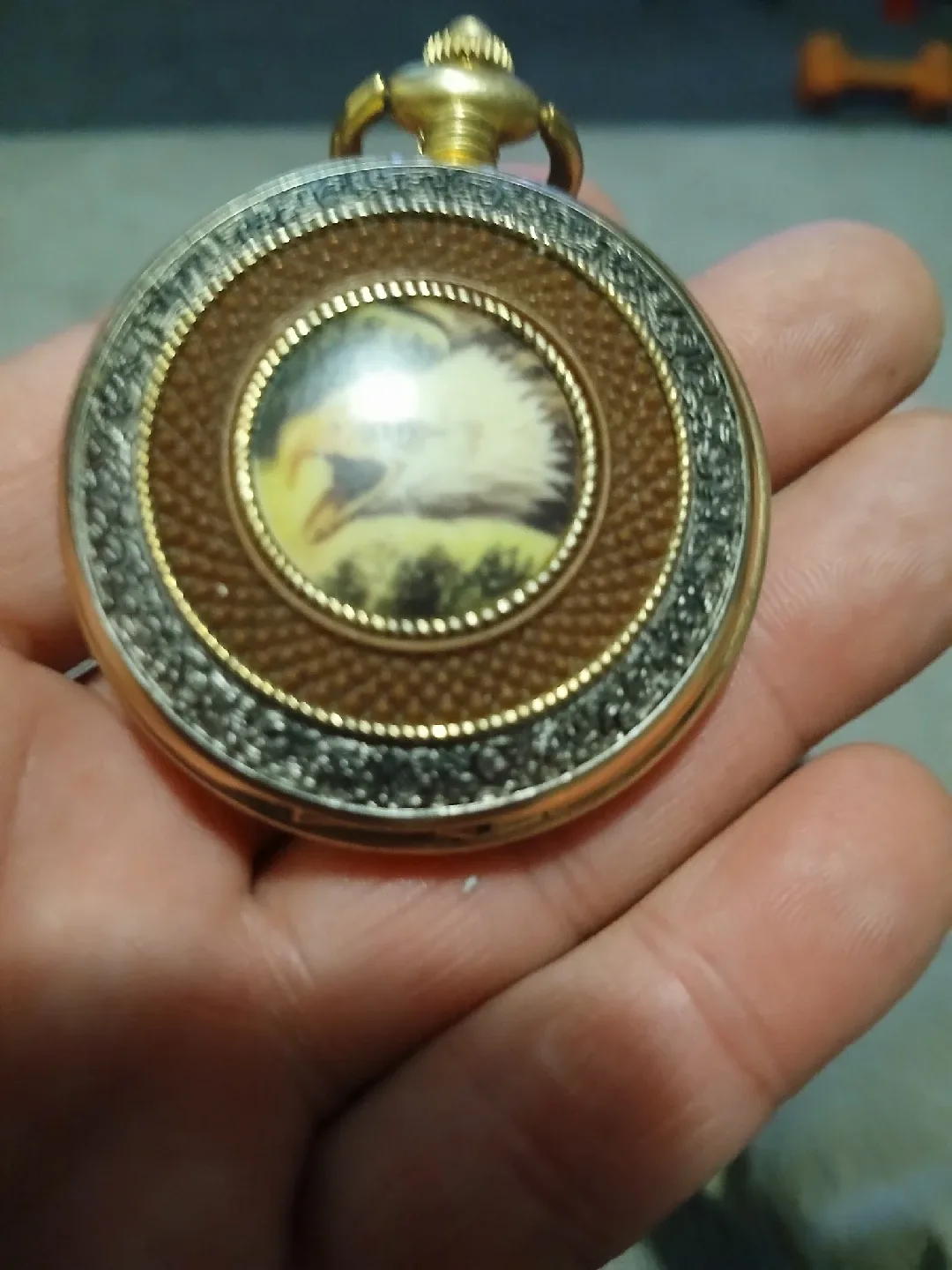 Vintage Eagle Pocket Watch image indicator(5)