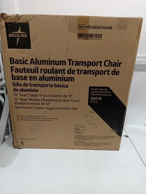 Medline Lightweight Transport Wheelchair with Handbrakes image indicator(2)