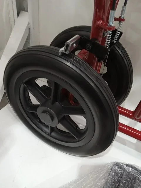 Medline Lightweight Transport Wheelchair with Handbrakes image indicator(5)