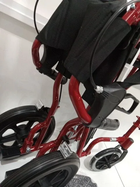 Medline Lightweight Transport Wheelchair with Handbrakes image indicator(6)