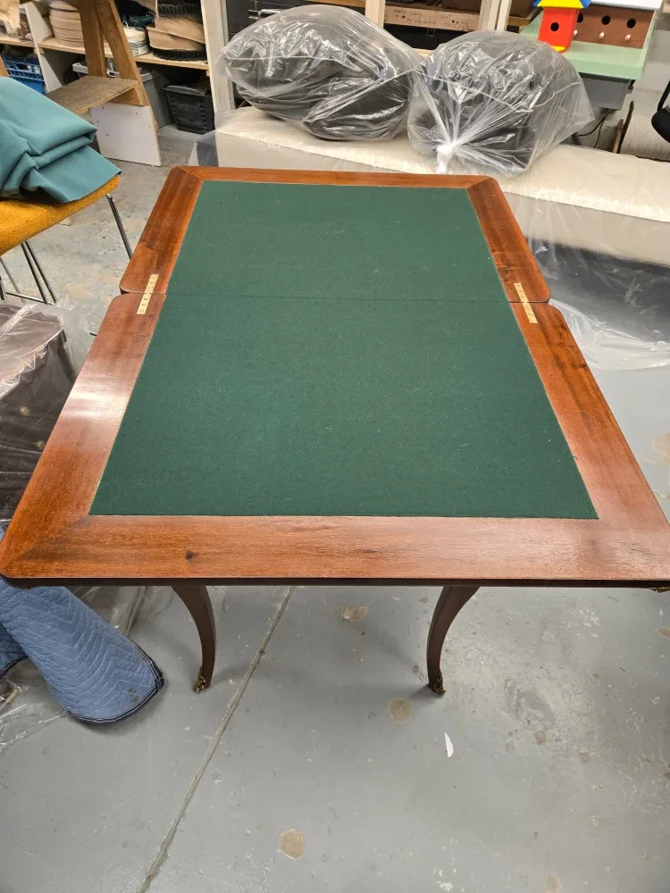 Antique Folding Game Table image indicator(4)