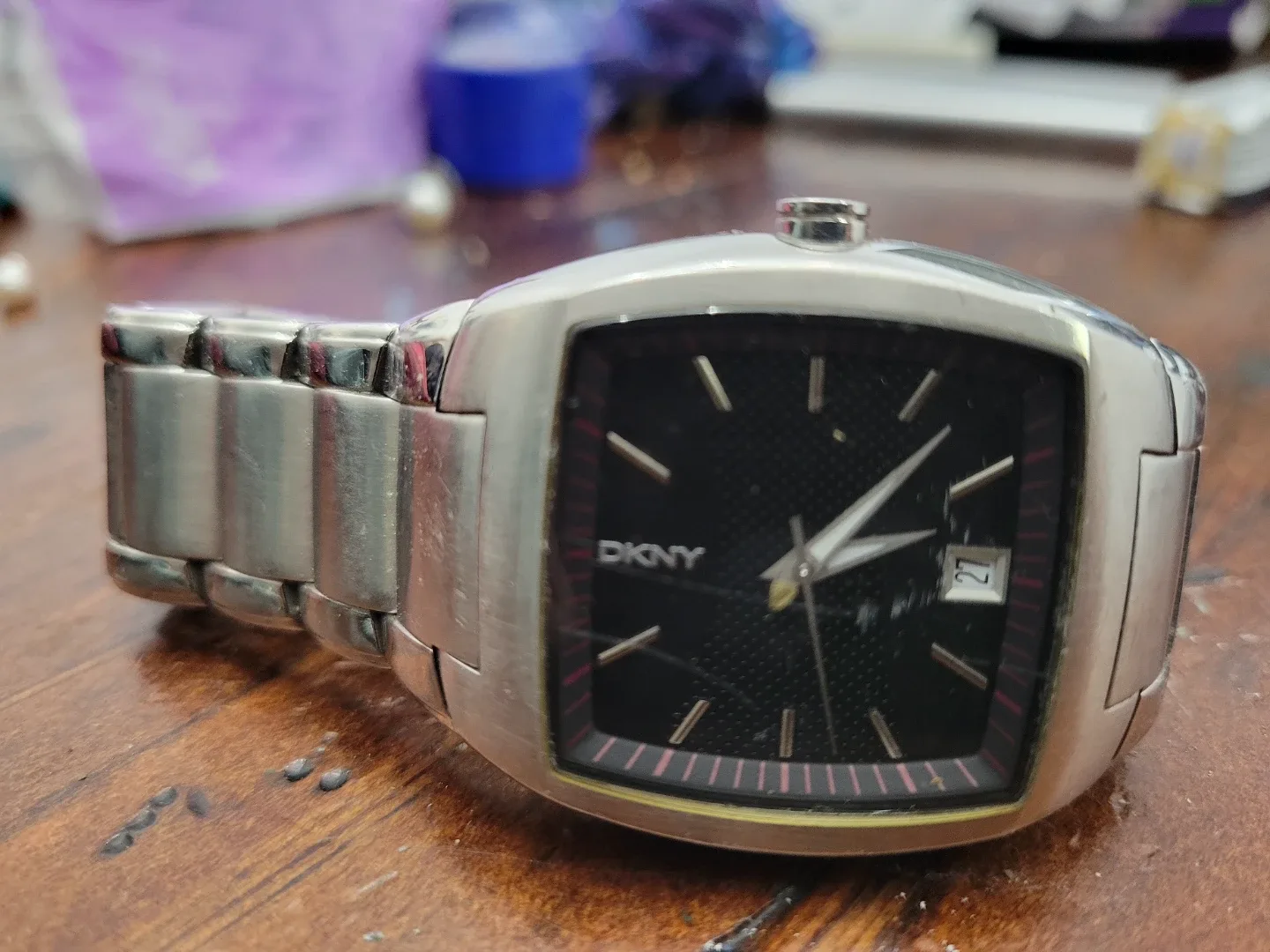 DKNY Silver Watch image indicator(3)