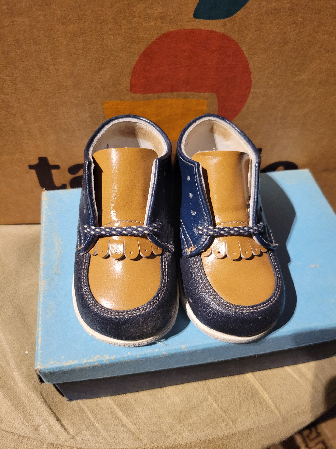 Vintage Toddler Leather Shoes - photo 2