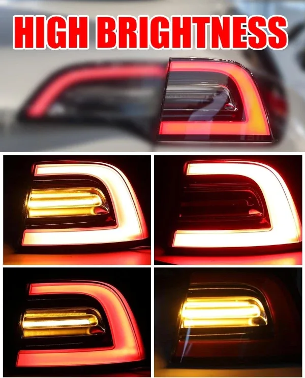 LIMBQS Tesla Model 3 Rear Outer Tail Light image indicator(7)