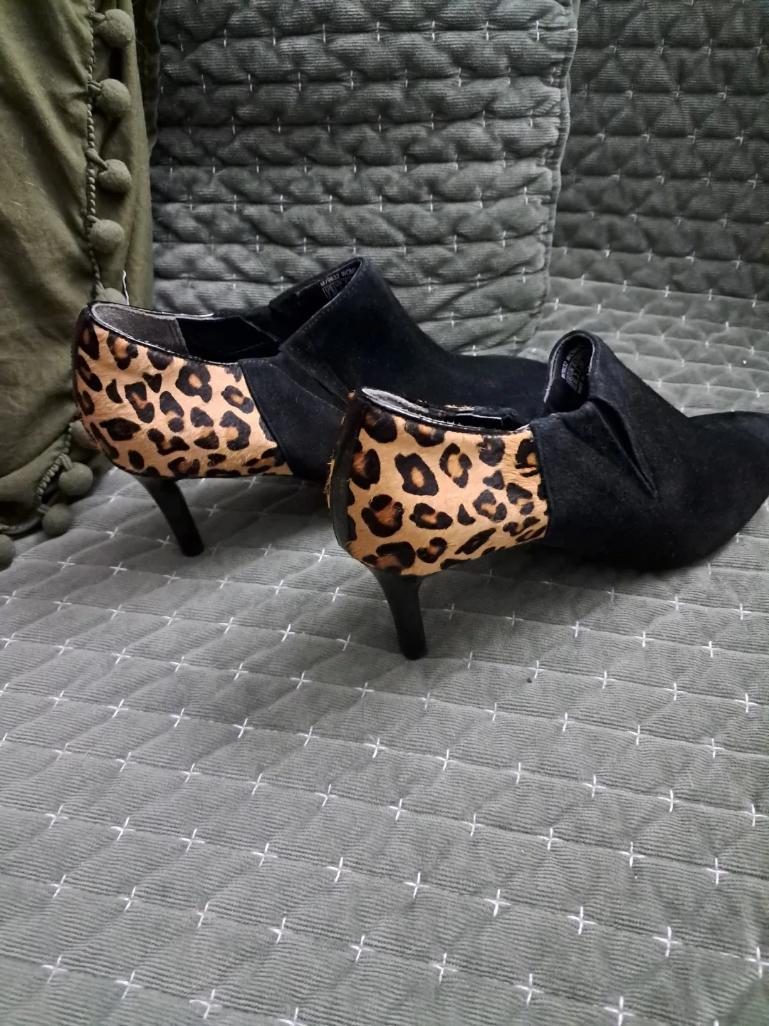 Leopard Print Heel Booties image indicator(2)