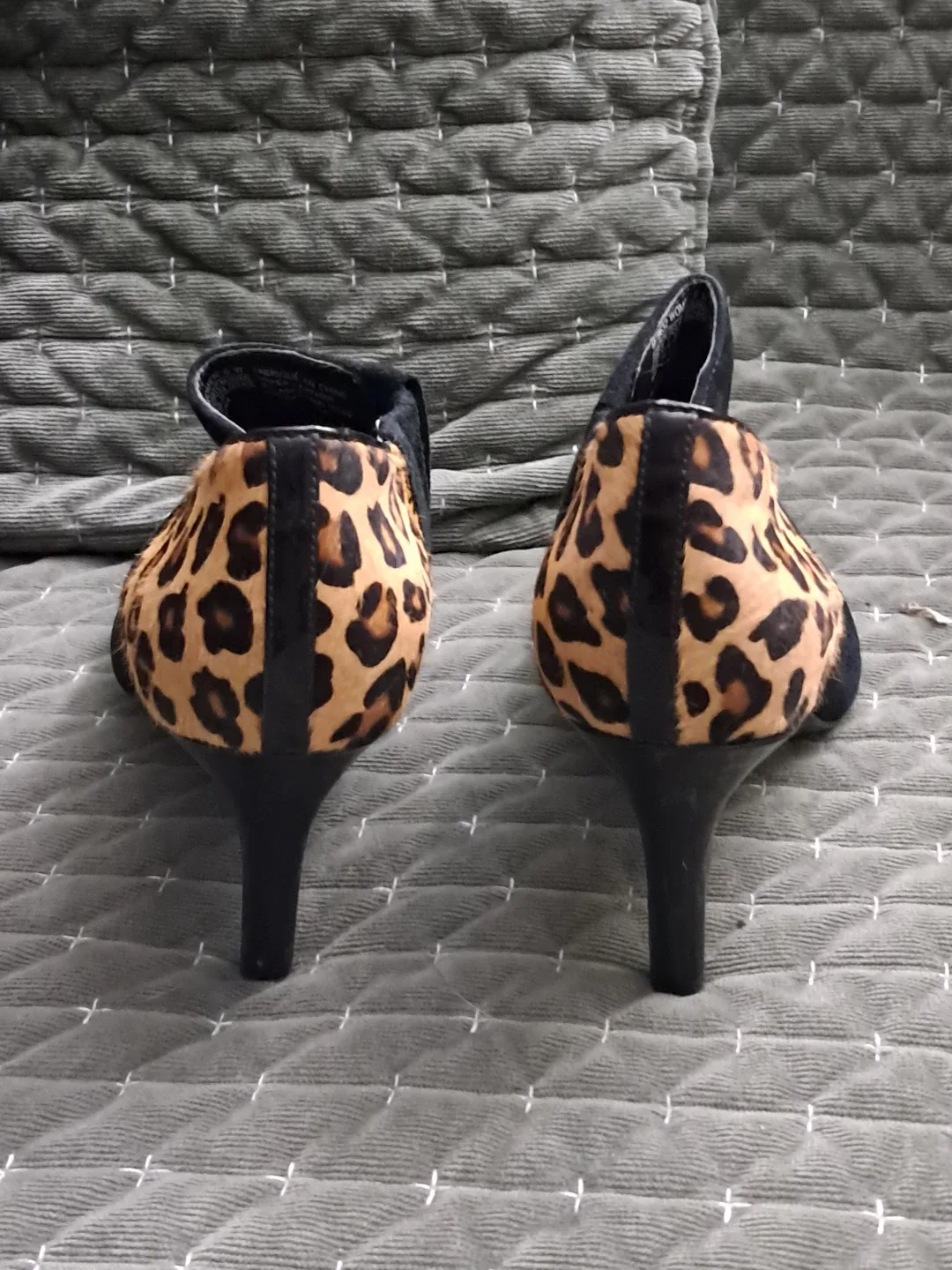 Leopard Print Heel Booties image indicator(3)