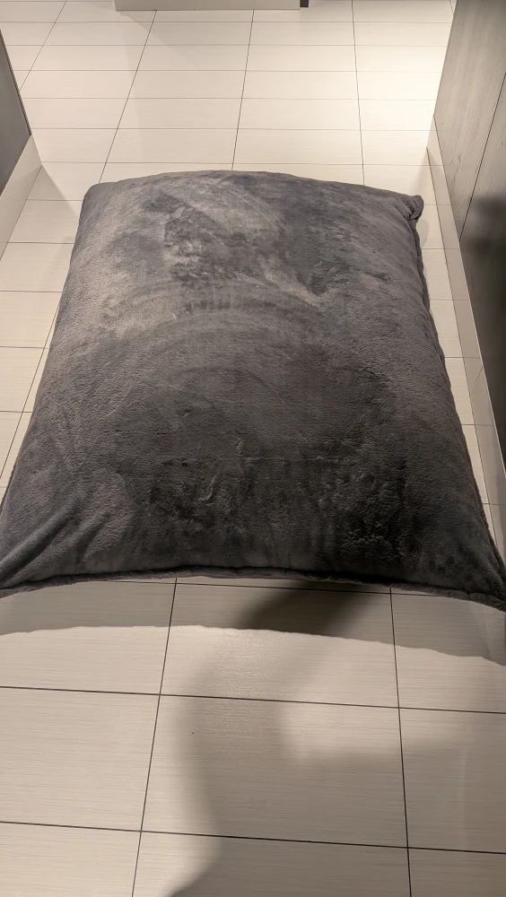 5.5 ft Grey Floor Pillow Lounger - photo 3
