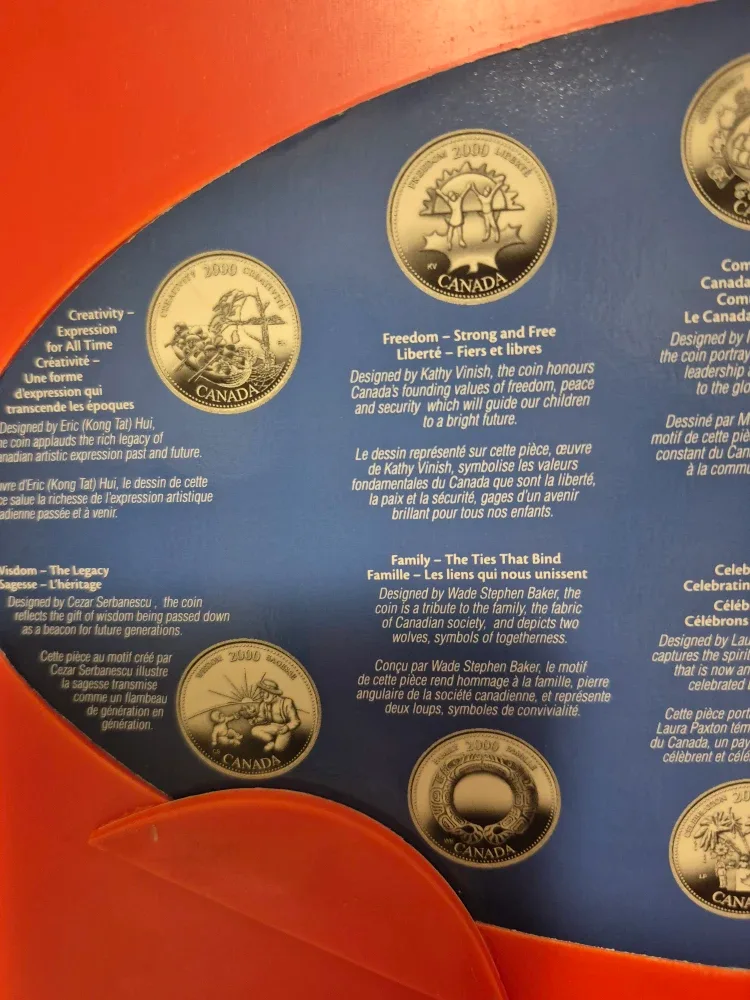 Royal Canadian 🇨🇦 Mint Millennium Quarters Set image indicator(3)