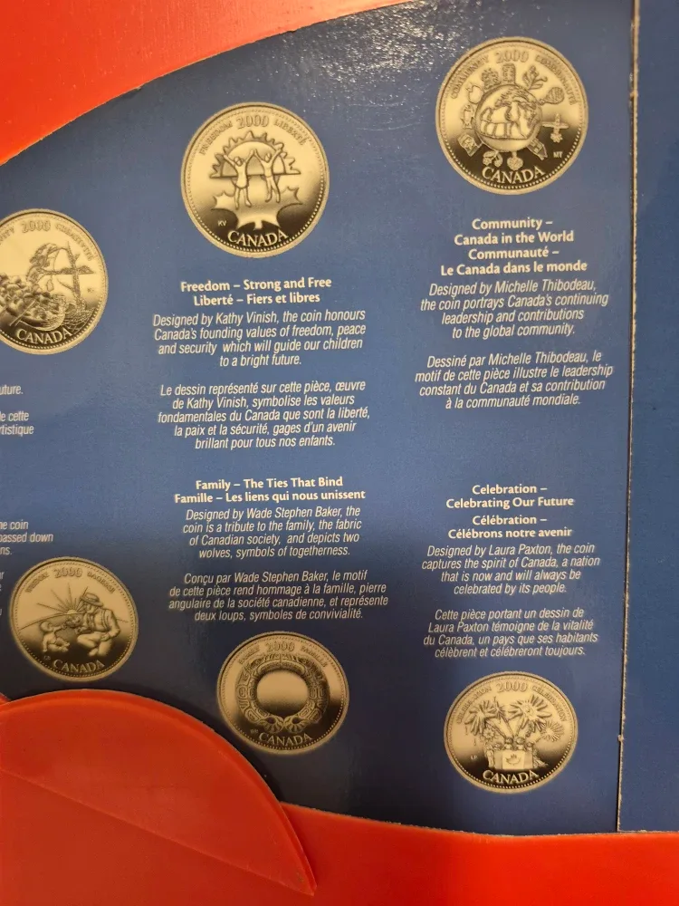 Royal Canadian 🇨🇦 Mint Millennium Quarters Set image indicator(4)