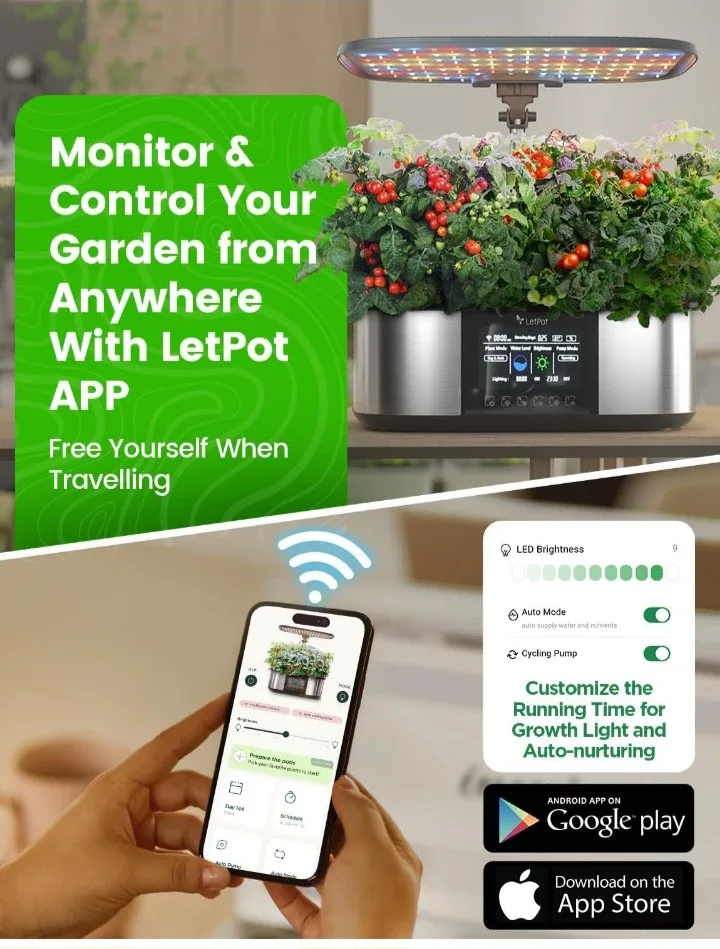 LetPot LPH-MAX Automatic Hydroponics System - New! image indicator(3)