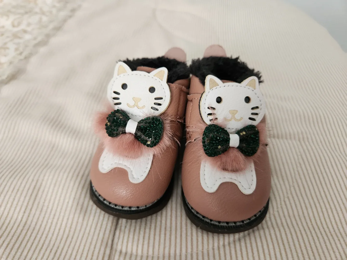 🐱Cute Pink Cat Baby Shoes - Size 15/125