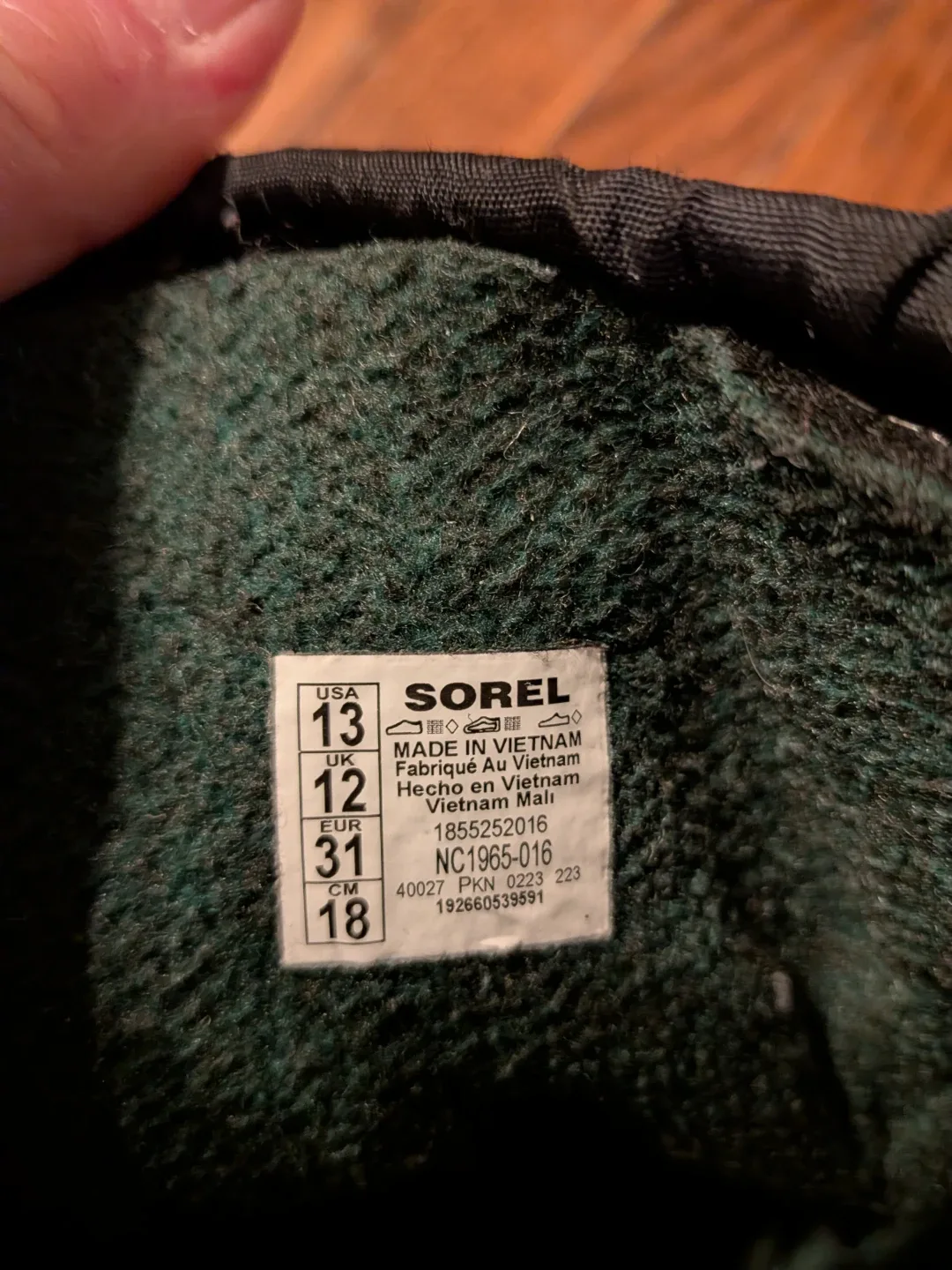 Sorel Black Winter Boots toddler size 13 image indicator(10)