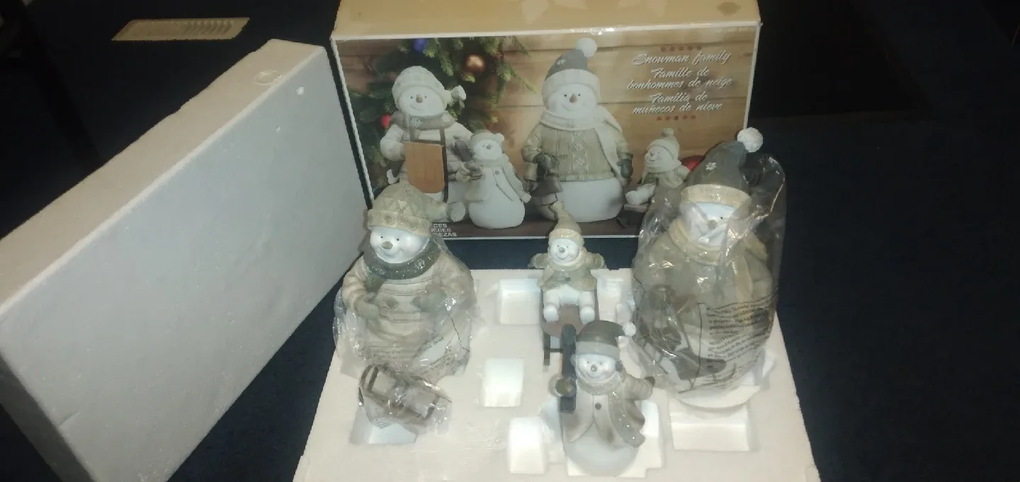 Snowman Family 4-Piece Set image indicator(2)