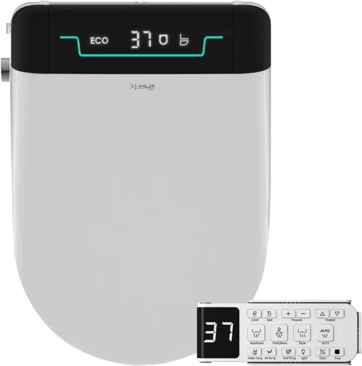 Smart Electric Heated Bidet Seat with Remote Control BNIB