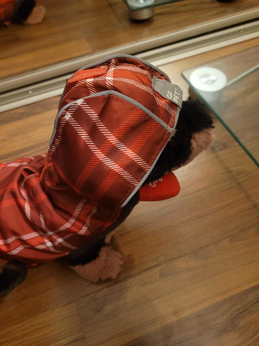 GF Pet Authentic Red Plaid Dog Coat - photo 4