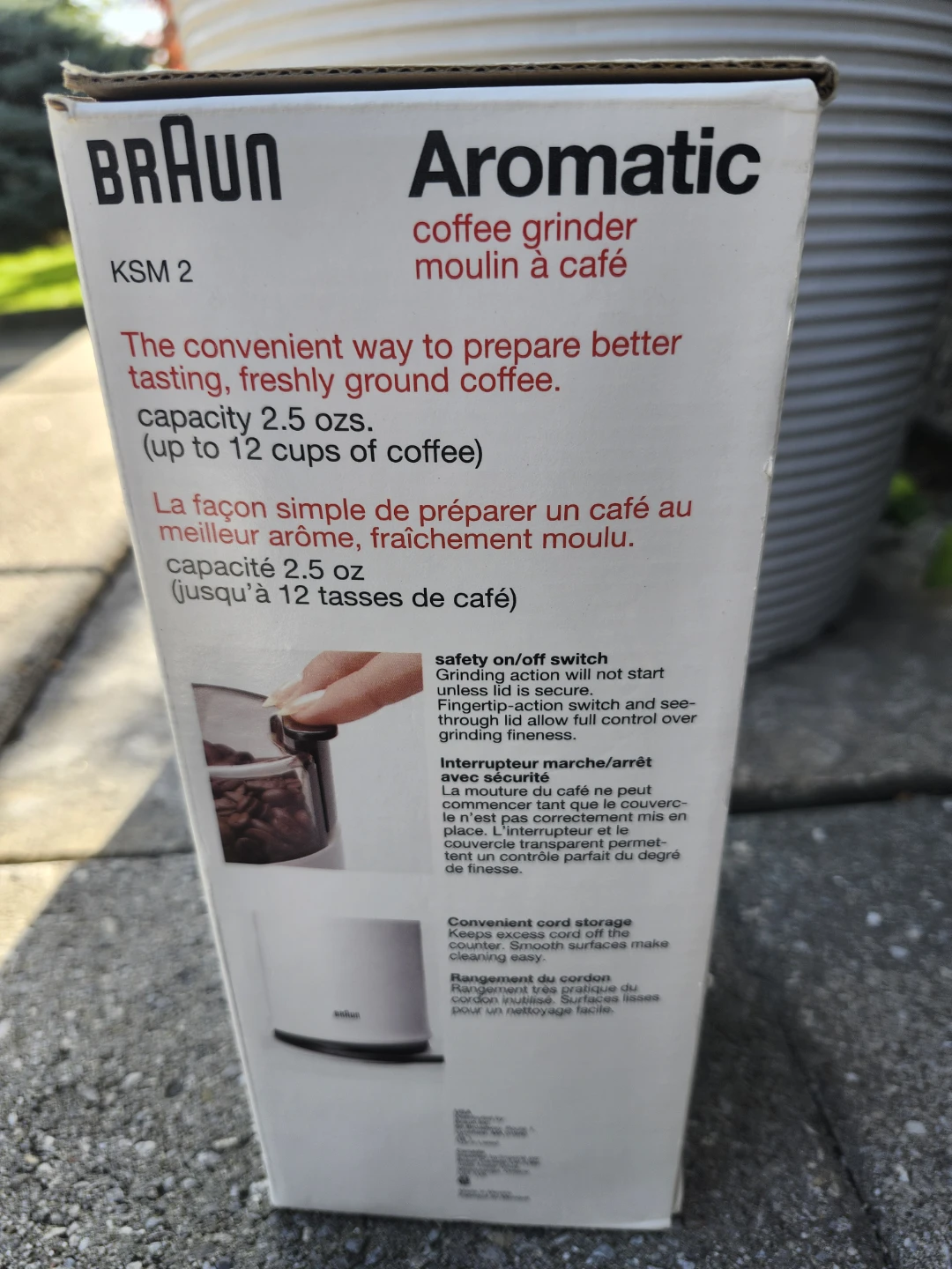 Braun KSM 2 Aromatic Coffee Grinder - photo 2