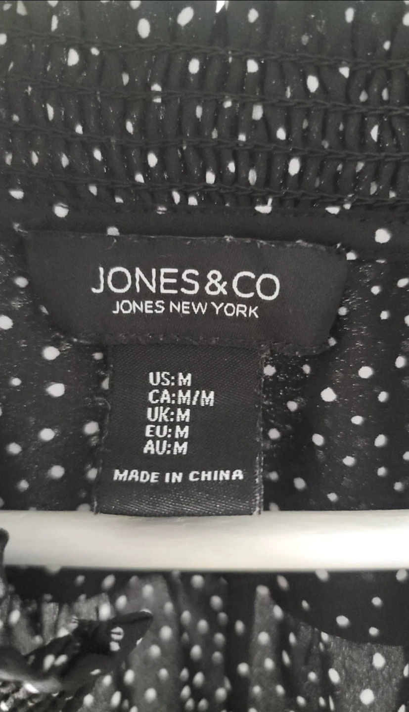 Jones New York elegant top size M worn once, brand new condition - photo 2