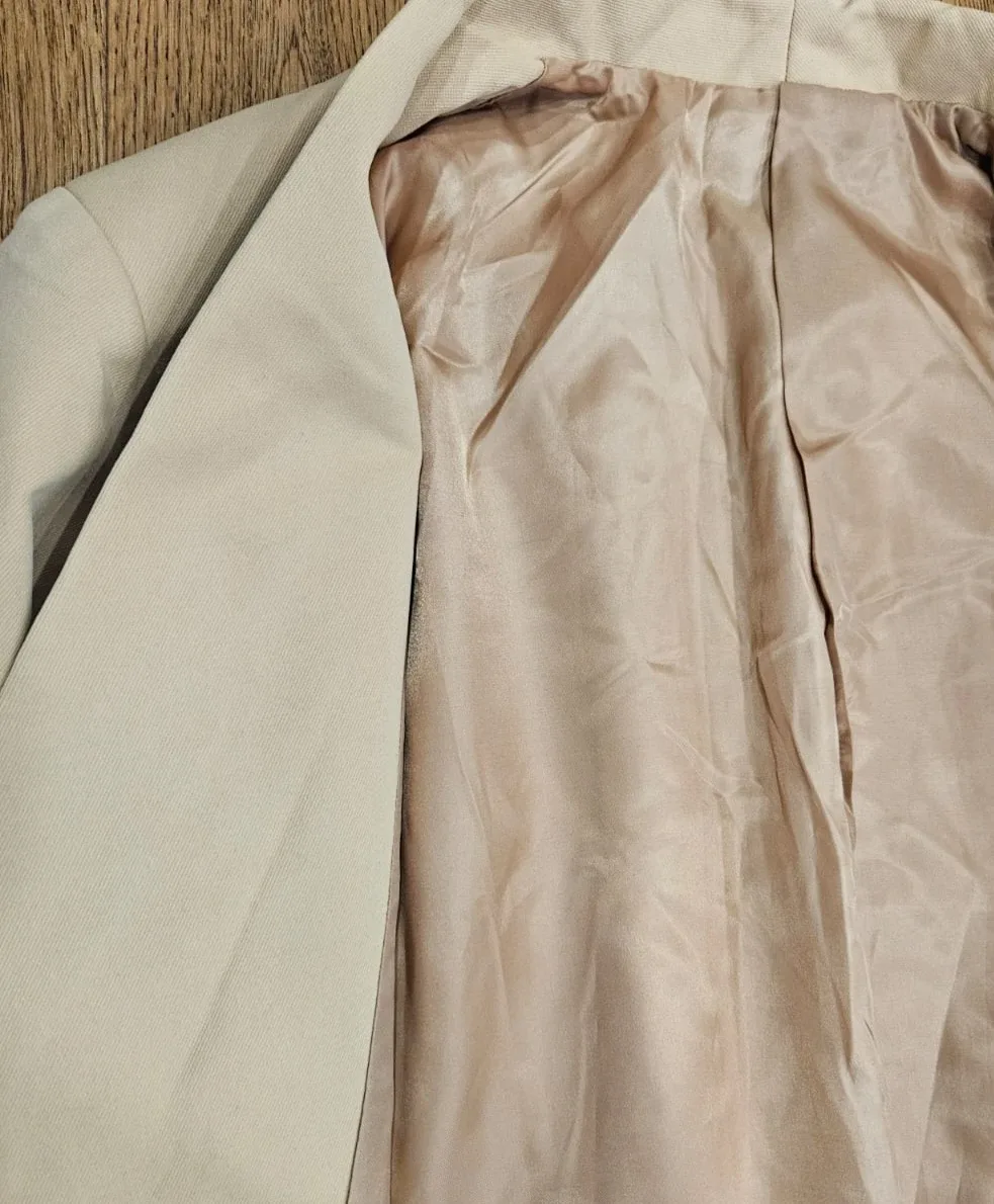 Tan Waist Wrap Style Blazer Men's Large image indicator(3)