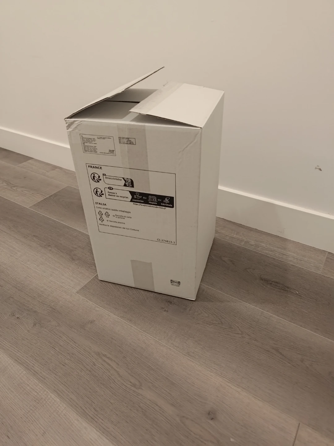IKEA SNÖRPA Pedal Bin, Stainless Steel - photo 3