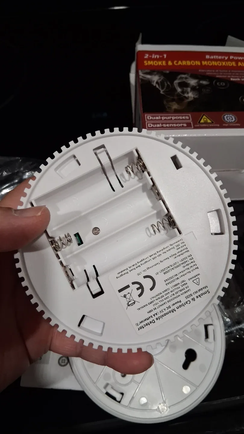 NEW, Smoke & Carbon Monoxide Detector Alarm LCD Display, 2025 image indicator(6)