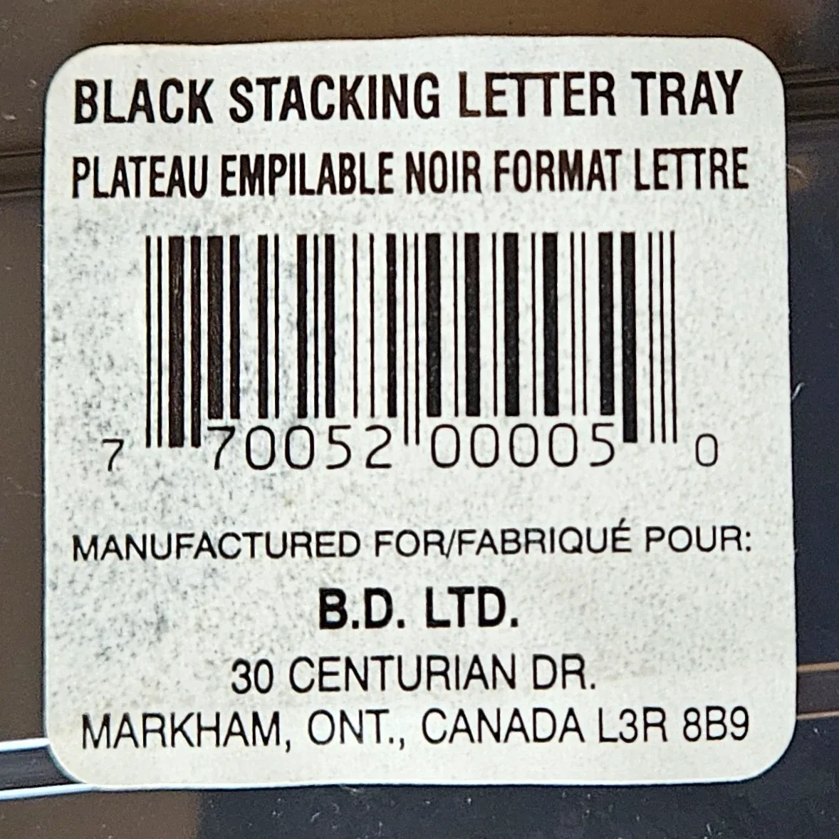 Three Black Stacking Letter Tray ✨️ image indicator(3)