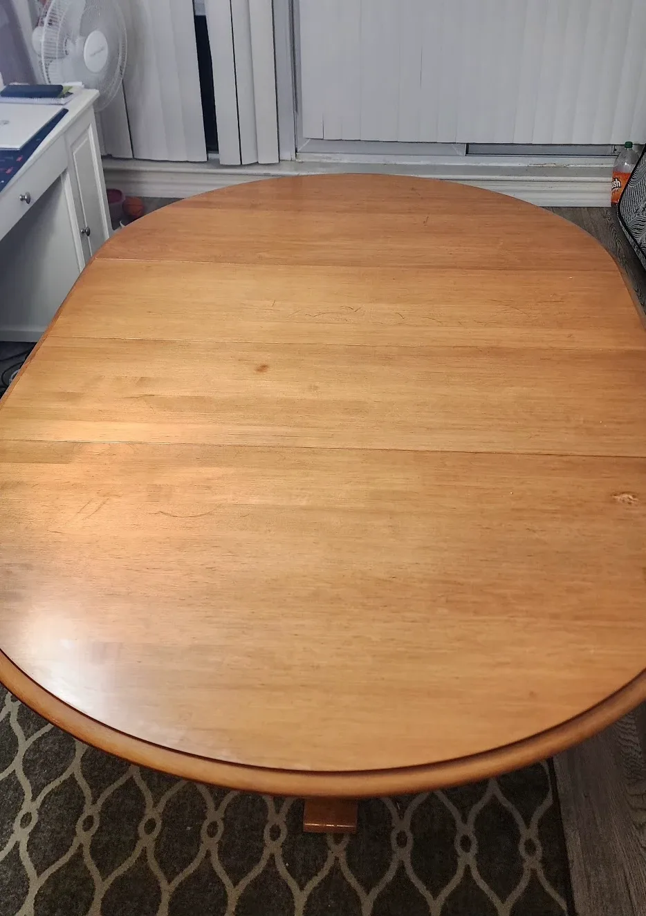 Oval / Round Extendable Wooden Dining Table image indicator(6)