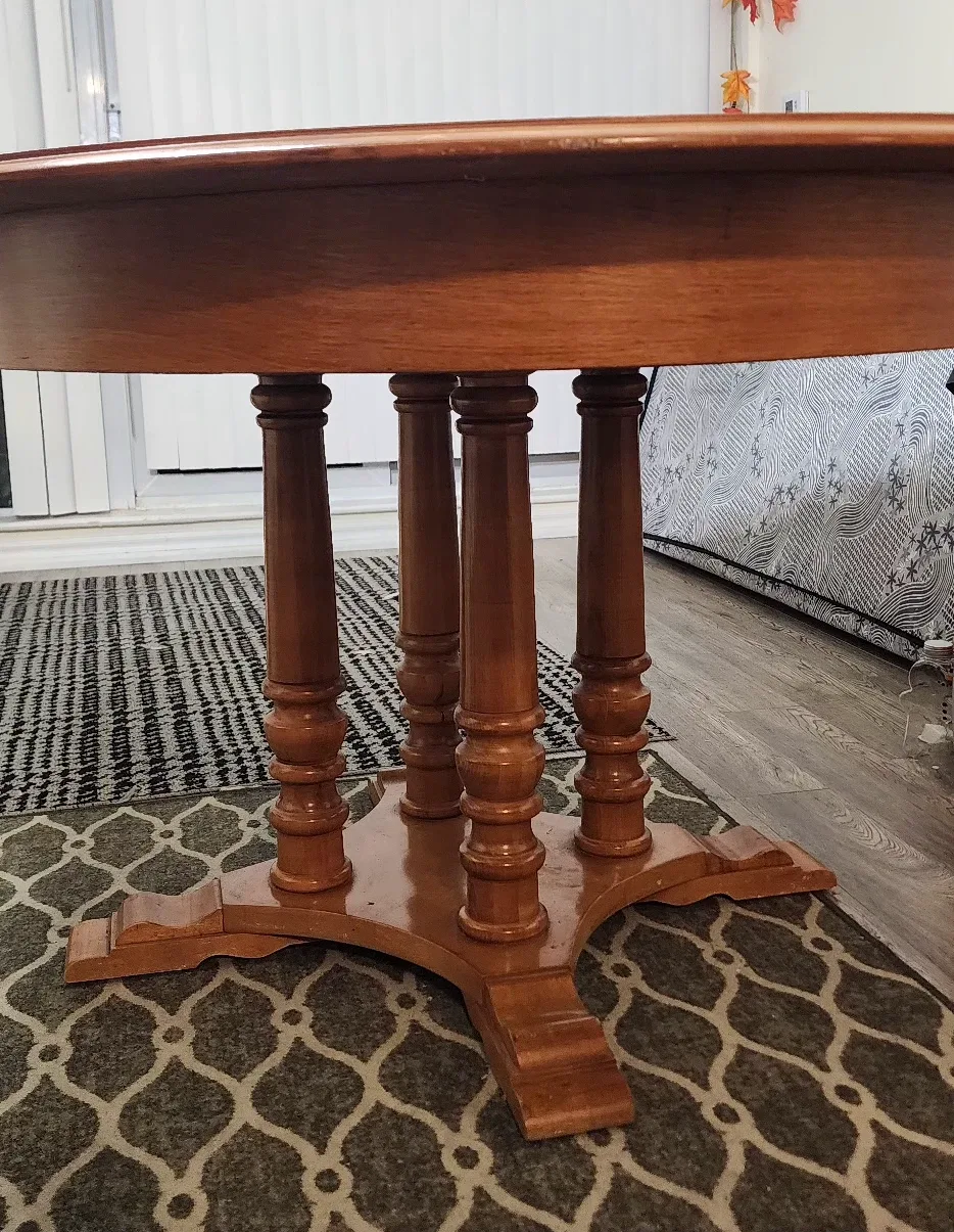 Oval / Round Extendable Wooden Dining Table image indicator(7)