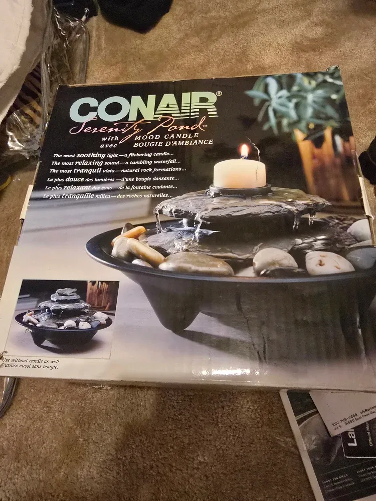 Conair Serenity Pond with Mood Candle