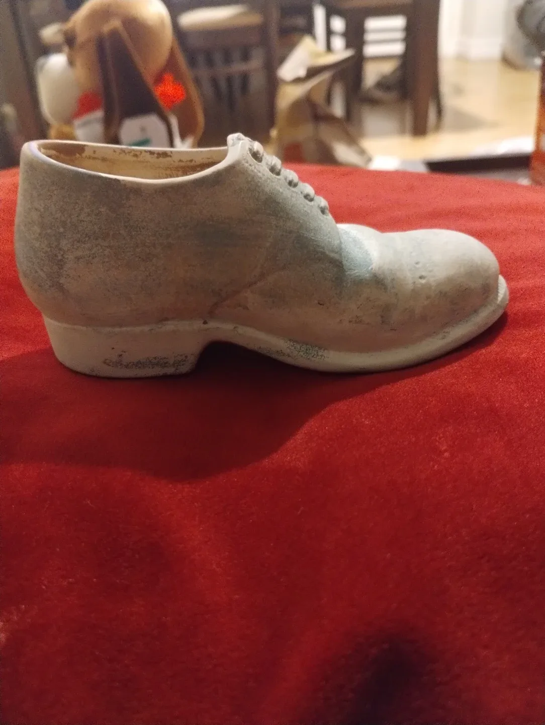 Vintage Ceramic Shoe Figurine - Made in England image indicator(8)