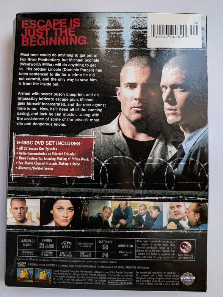 Prison Break: Season One DVD Set episodes image indicator(3)