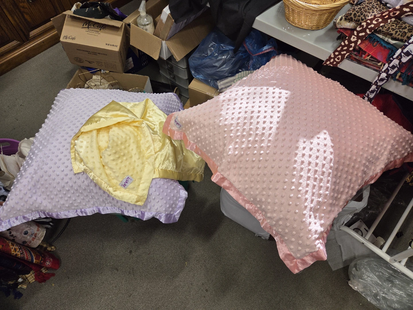 Twinkie Baby Blanket - Pink, Purple, Yellow - photo 2