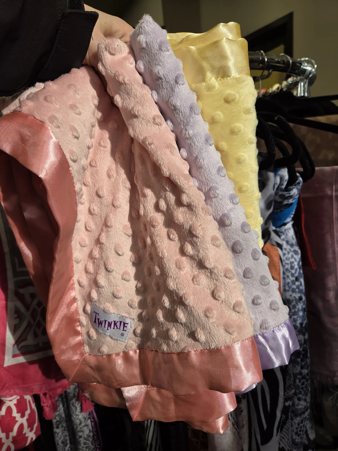 Twinkie Baby Blanket - Pink, Purple, Yellow - photo 4