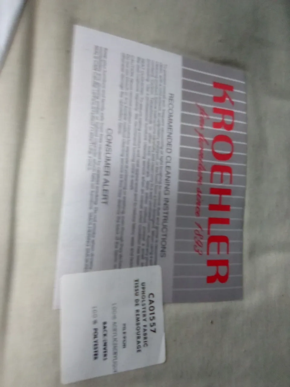 Kroehler Upholstered Armchair image indicator(2)