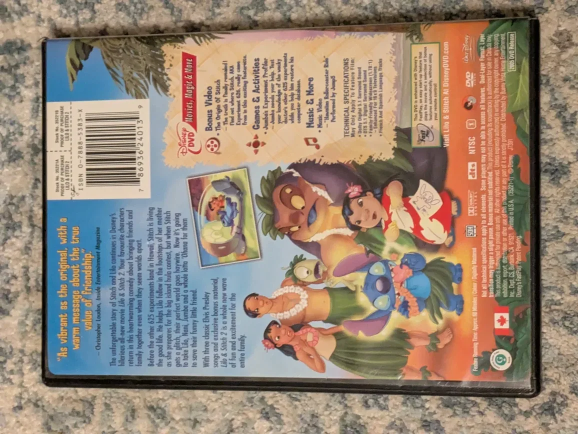 Lilo & Stitch 2: Stitch Has a Glitch DVD