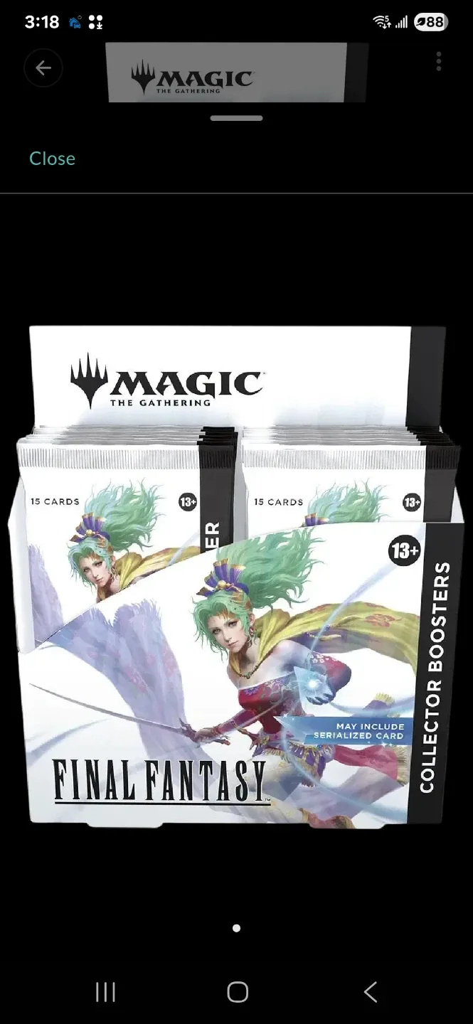 Final Fantasy Magic the Gathering Collector Booster Boxes