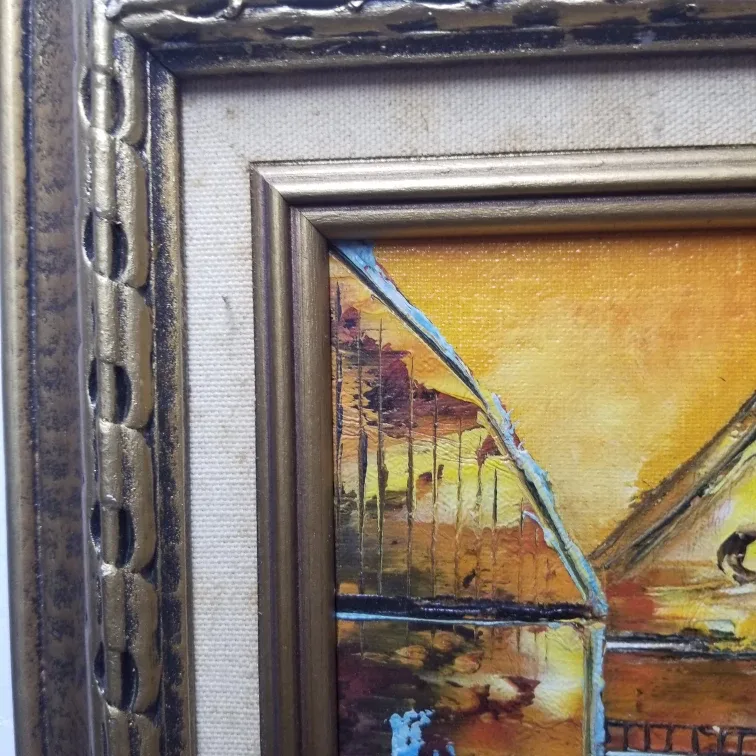 Framed Oil Paintings - Set of Two image indicator(4)