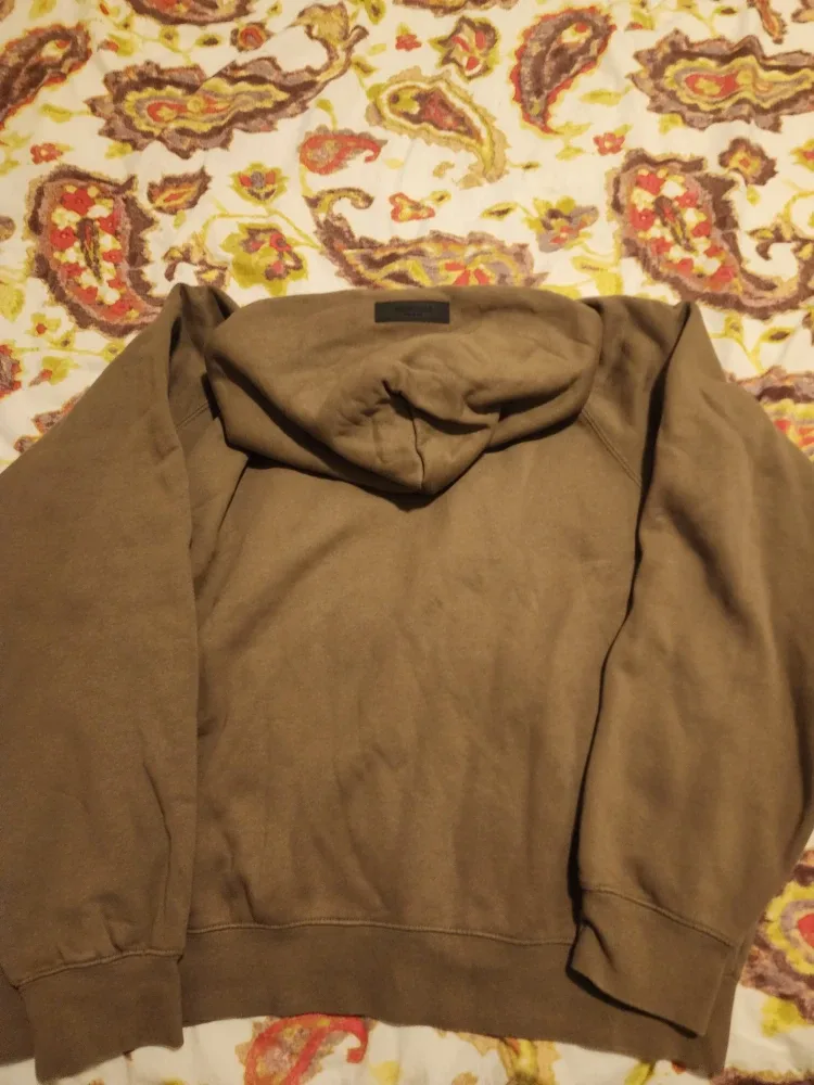 Essentials Fear of God Brown Hoodie image indicator(2)