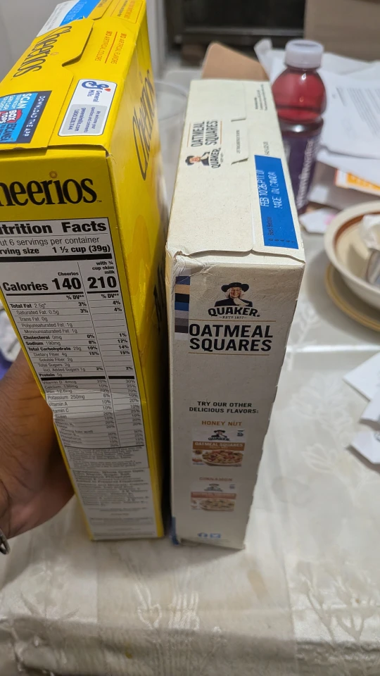 Cheerios & Quaker Oatmeal Squares Cereal