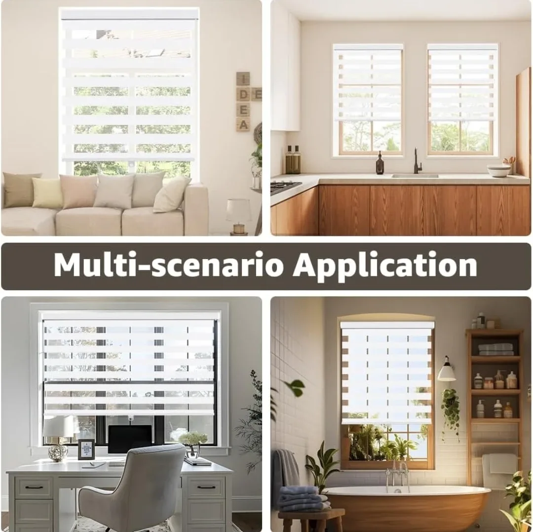 Zebra Roller Window Blinds 28"x90" image indicator(5)