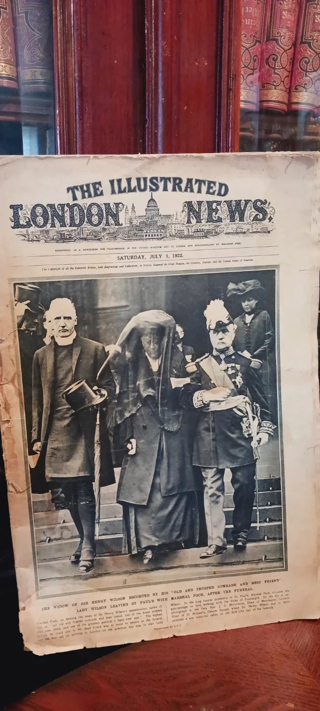 Antique 1922. The Illustrated London News Newspaper image indicator(2)