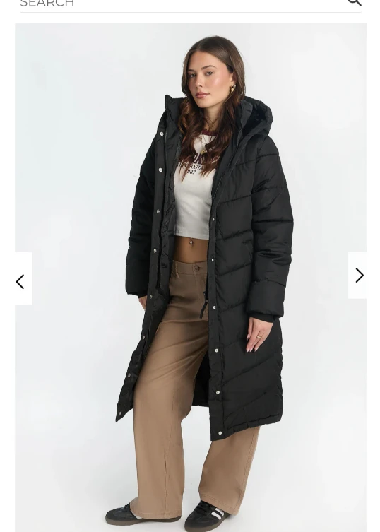 Bluenotes Long Hooded Puffer Jacket - Size L - photo 3