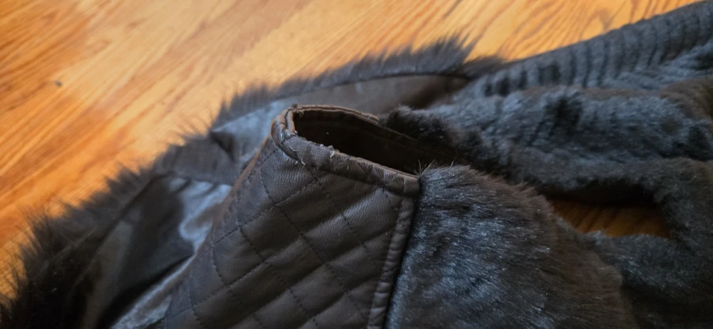 Guess Black Faux Fur Vest - Size S - photo 5